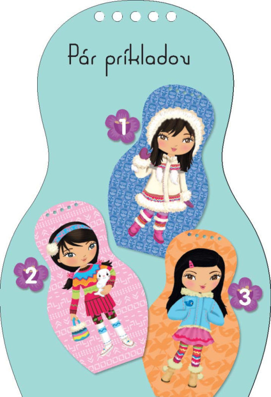 Obliekame eskimácke bábiky ANOUK – Maľovanky 3