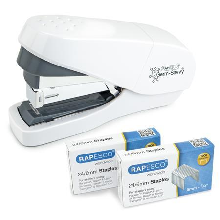 Zošívačka, 24/6, 35 listov, znížené zošívanie, antibakteriálne, RAPESCO "Germ-Savvy® ECO", 1