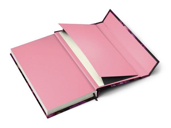 NOTIQUE Týždenný magnetický diár Fialové kvety 2026, 13 x 21 cm 7