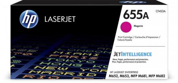 CF453A Laserový toner k tlačiarňam Color LaserJet M681, M682, HP 655A, magenta, 10,5k 1