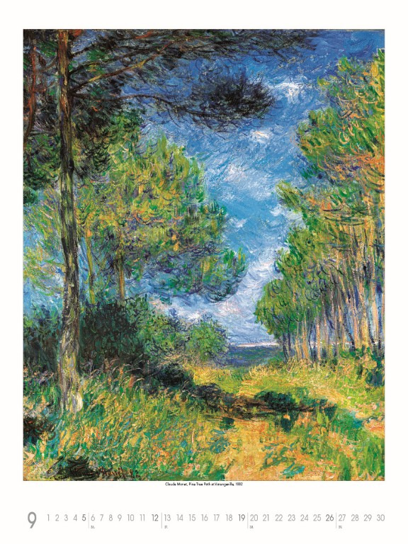 Nástenný kalendár Claude Monet 2027 10