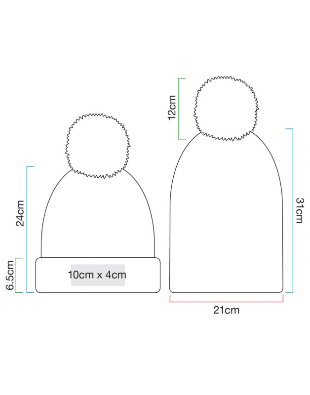 Čiapka Ombré Beanie 3