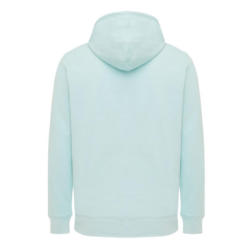 Ľahká mikina s kapucňou IQONIQ Rila z recykl. bavlny crushed mint XL 2
