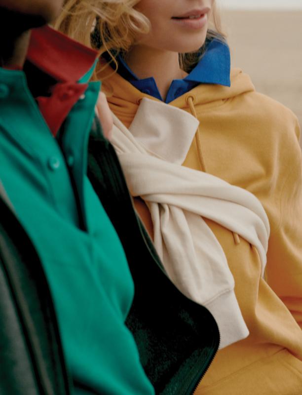 Mikina s kapucňou IQONIQ Jasper z recykl. bavlny ochre yellow XS 12