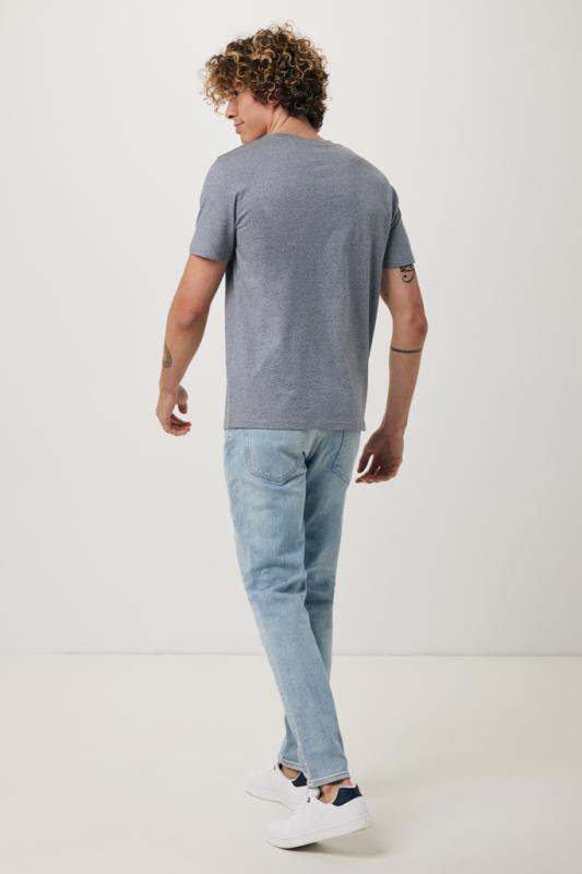 Tričko IQONIQ Brett z recykl. bavlny light heather navy M 5