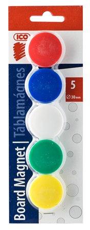 ICO Magnetky, 30 mm, 5 farieb