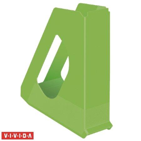 Zakladač, plastový, 68 mm, ESSELTE "Europost", Vivida zelený 1