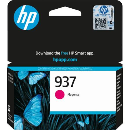 4S6W3NE Atramentová náplň pre tlačiarne OfficeJet Pro 9120e, 9130e, HP 937, magenta, 800 s
