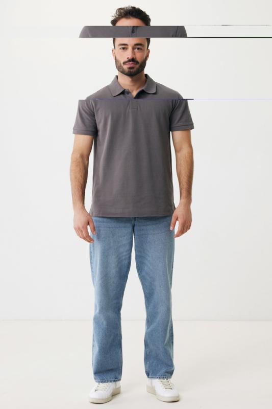 Polo tričko IQONIQ Yosemite z recykl. bavlny antracitová XXXL 10