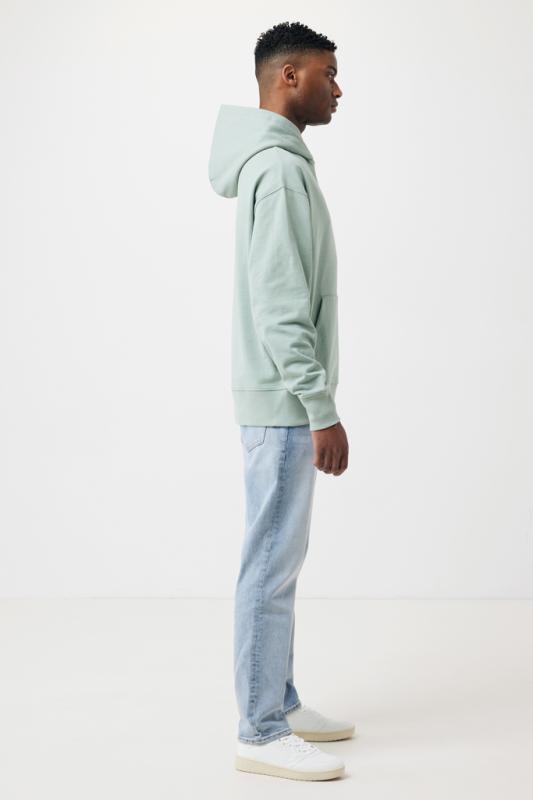 Mikina s kapucňou IQONIQ Yoho relaxed fit z recykl. bavlny Iceberg green L 6
