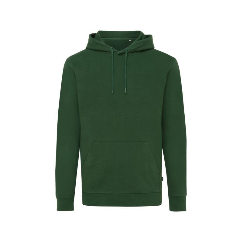 Mikina s kapucňou IQONIQ Jasper z recykl. bavlny forest green XXXL 1