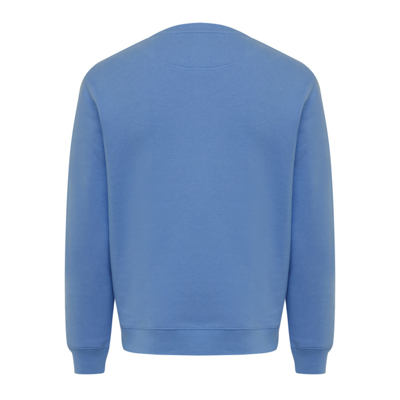 IQONIQ Toria Unisex mikina s okrúhl. výstrihom z rec. bavlny moon blue XL 2