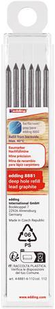 Grafitová tuha, k popisovačom na na značenie otvorov, 2,8 mm, EDDING "8881", grafitová 1