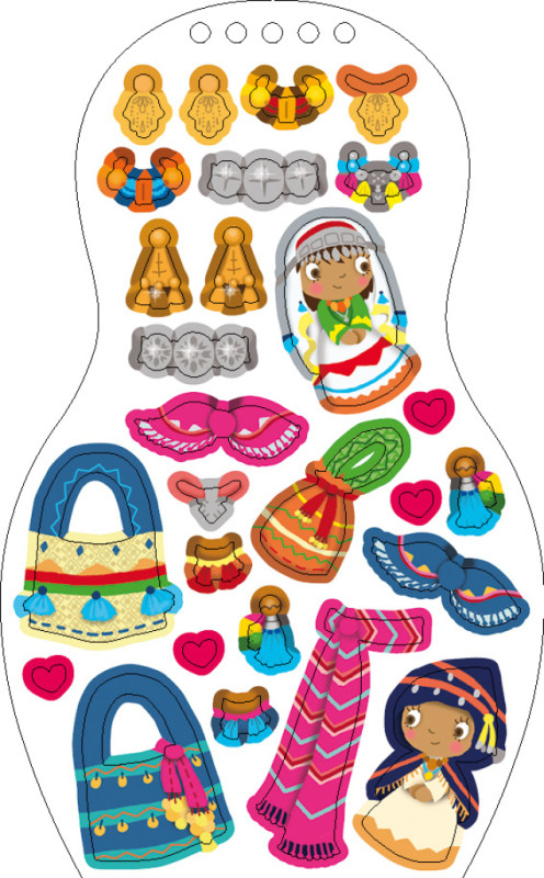 Obliekame marocké bábiky LOUNA – Maľovanky 3