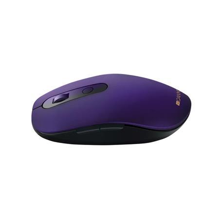Myš, bezdrôtová, BT, optická, USB, CANYON "MW-9", fialová 2