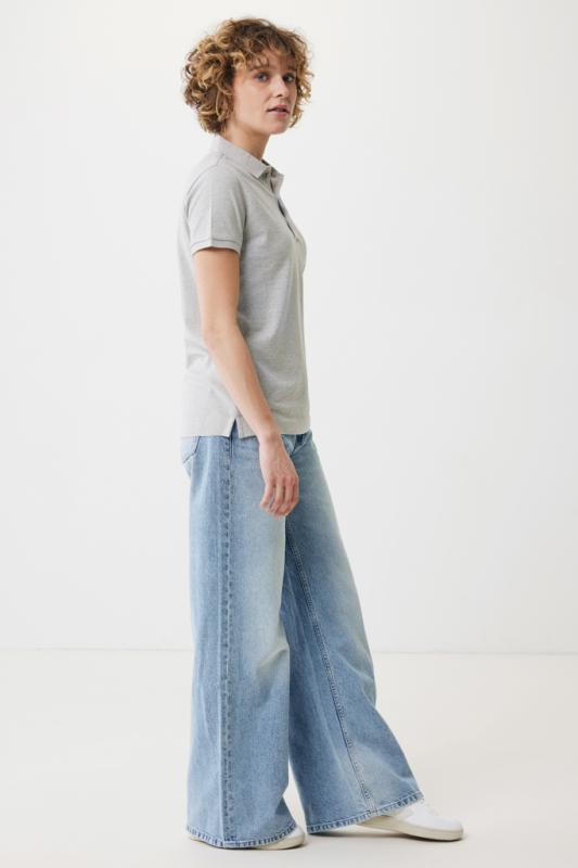Dámske polo tričko IQONIQ Yosemite z recykl. bavlny heather grey XXXL 7