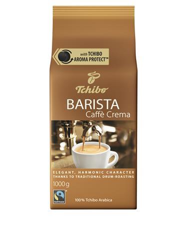 Káva, pražená, zrnková, 1000 g, TCHIBO "Barista Caffé Crema" 1