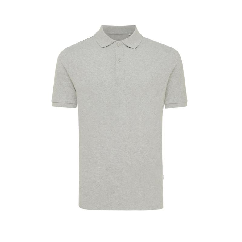 Polo tričko IQONIQ Yosemite z recykl. bavlny heather grey L 1