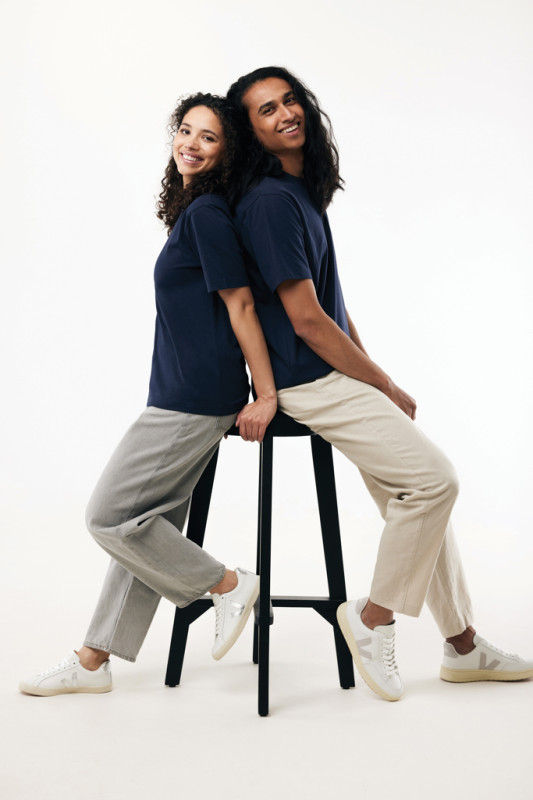 IQONIQ Nikko tričko z hrubej recyklovanej bavlny námornícka modrá XXXL 14