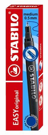 Náplň do rollerov, gélová, 0,5 mm, STABILO "Easy original", modrý 1
