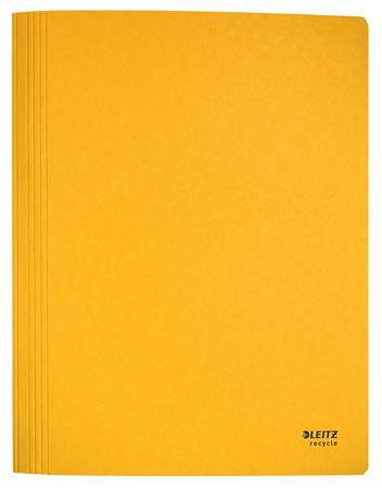 Rýchloviazač, A4, kartón, LEITZ "Recycle", žltá 1