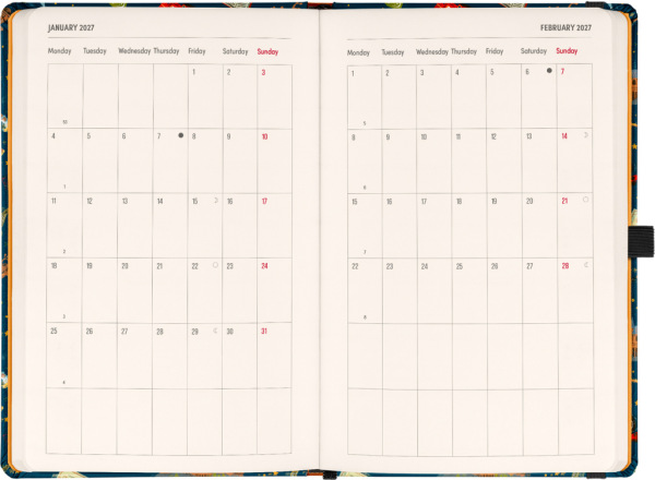 NOTIQUE Planbook planner/notebook Harry Potter – Hogwarts Express 2027, 13 x 21 cm 3