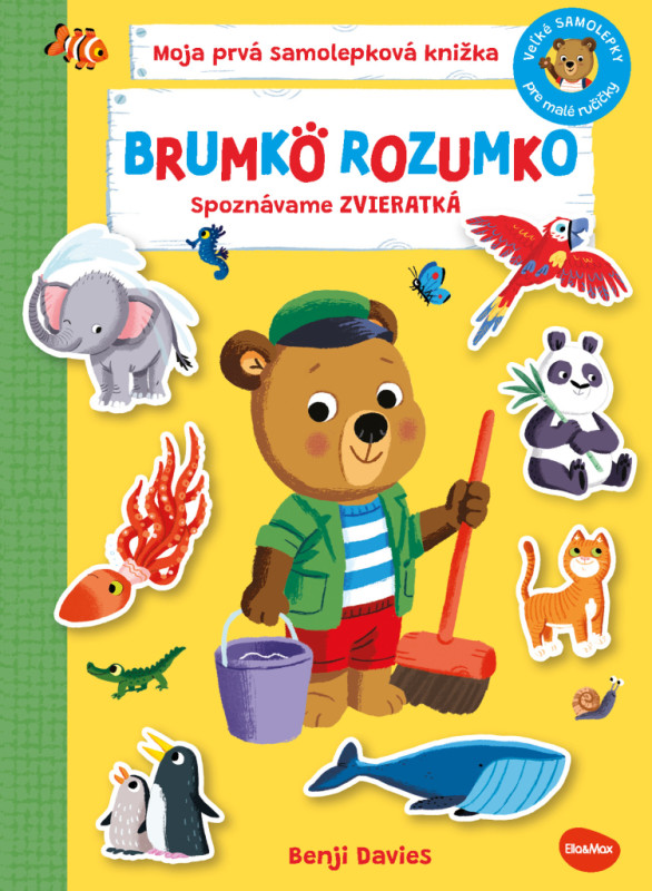 BRUMKO ROZUMKO: SPOZNÁVAME ZVIERATKÁ – Samolepková knižka 4