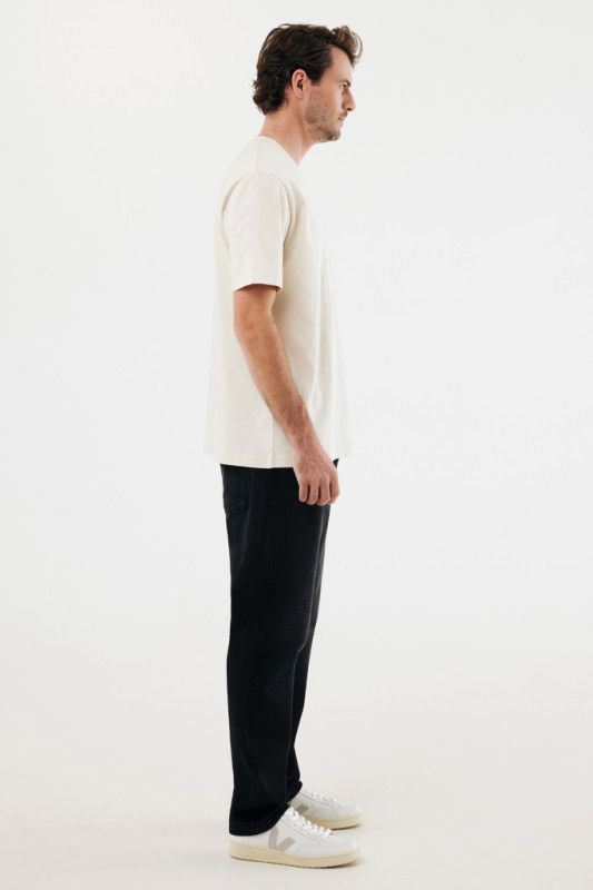 IQONIQ Nikko tričko z hrubej recyklovanej bavlny natural raw 5XL 6