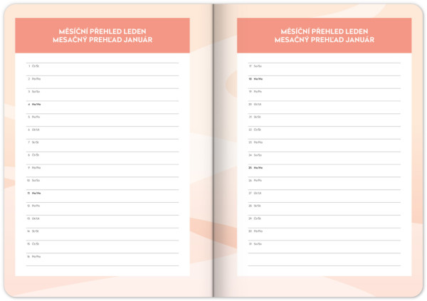 NOTIQUE Rodinný diár – pomocník všetkých rodičov 2026, 15 x 21 cm 7