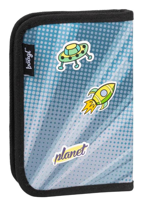 BAAGL Školský peračník klasik dve chlopne Spaceman 1