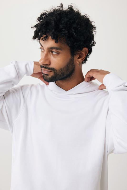 Mikina s bočnými vreckami IQONIQ Yengo z rec. bavlny recycled white XL 8