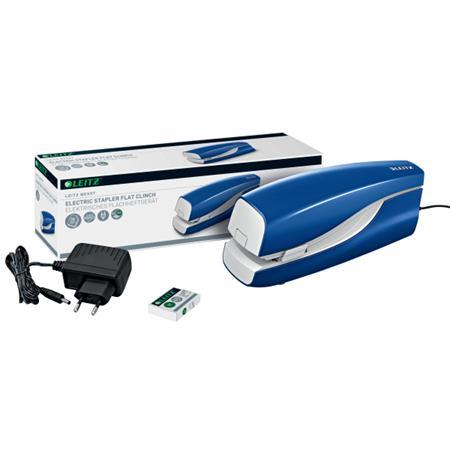 Zošívačka, elektrická, 24/6, 20 listov, LEITZ "Nexxt 5533", modrá 4