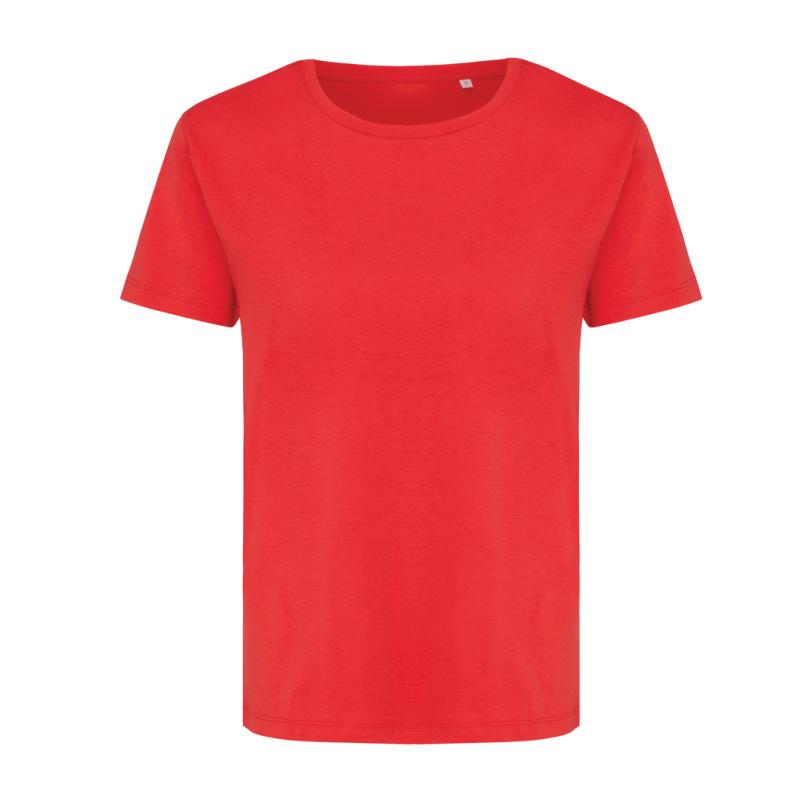 Dámske tričko IQONIQ Yala z recykl. bavlny luscious red M 1