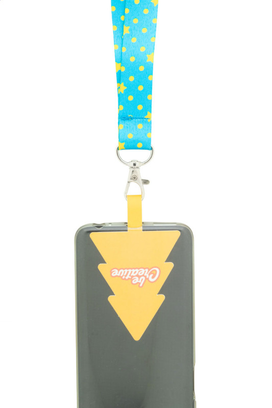 Subyard Mobile Xmas lanyard s držiakom mobilného telefónu RPET na zákazku 2