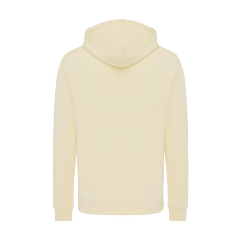 Ľahká mikina s kapucňou IQONIQ Rila z recykl. bavlny cream yellow L 2