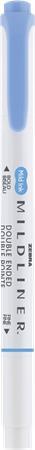 Zvýrazňovač, 1,0/3,5 mm, obojstranný, ZEBRA "Mildliner Cool & Refined", modrá 1