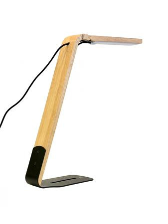 Stolová lampa, LED, 4 W, ALBA "Ledaika", prírodné drevo 4