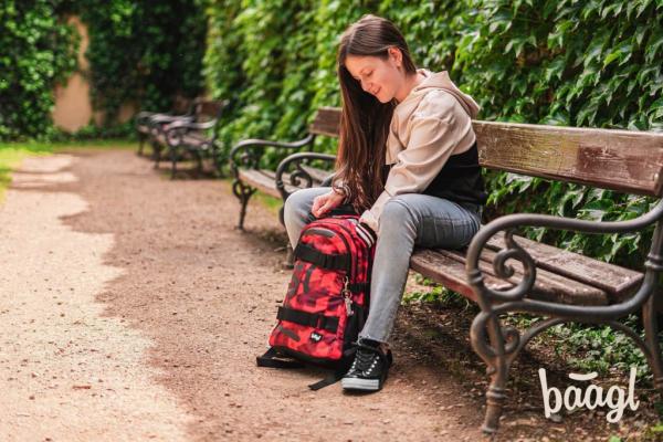 BAAGL Školský batoh Skate Trojuholník 10