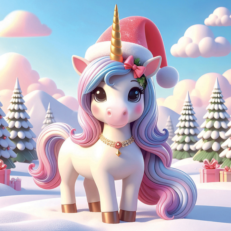 NOTIQUE Grid calendar Happy Unicorns 2027, 30 x 30 cm 13