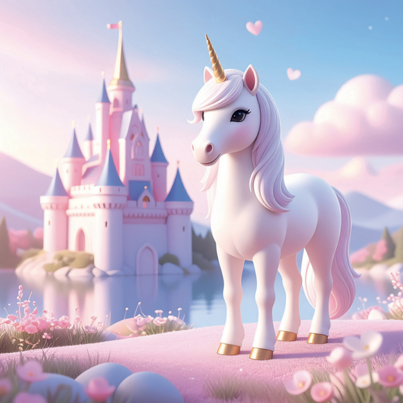 NOTIQUE Grid calendar Happy Unicorns 2027, 30 x 30 cm 7