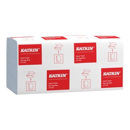 Utierky, Z ohyb, 1-vrstvové, 250 útržkov, KATRIN, modrá 1
