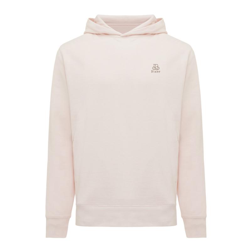Mikina s bočnými vreckami IQONIQ Yengo z rec. bavlny cloud pink M 3