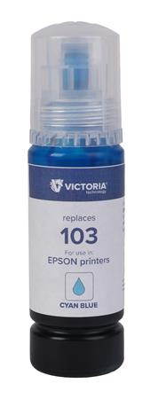 T00S24A nápň k tlačiarňam EcoTank L3110, L3150, L1110, VICTORIA TECHNOLOGY 103, modrá, 65 1