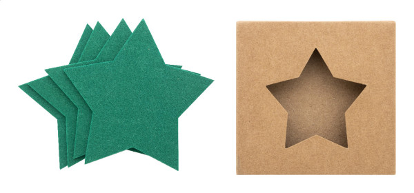 Vagnes chyba vianočných podtáckov z RPET 6