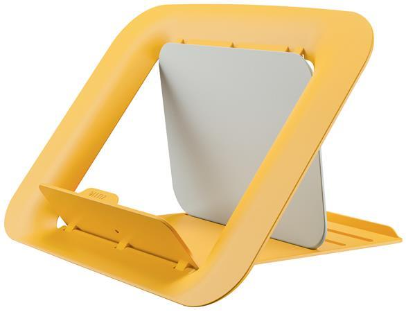 Stojan na notebook, nastaviteľný, LEITZ "Ergo Cosy", teplá žltá