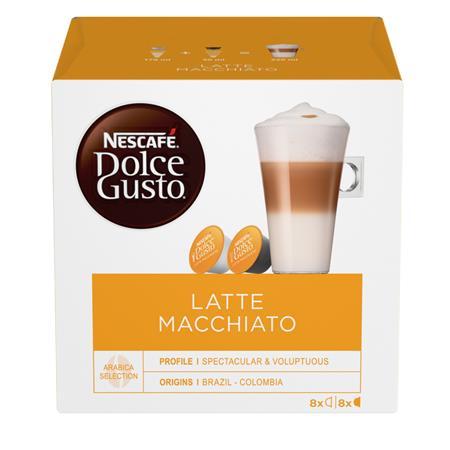 NESCAFE Kávové kapsuly, 16 ks,  NESCAFÉ "Dolce Gusto Latte Macchiato" 1