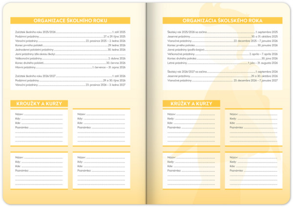 NOTIQUE Rodinný diár – pomocník všetkých rodičov 2026, 15 x 21 cm 5