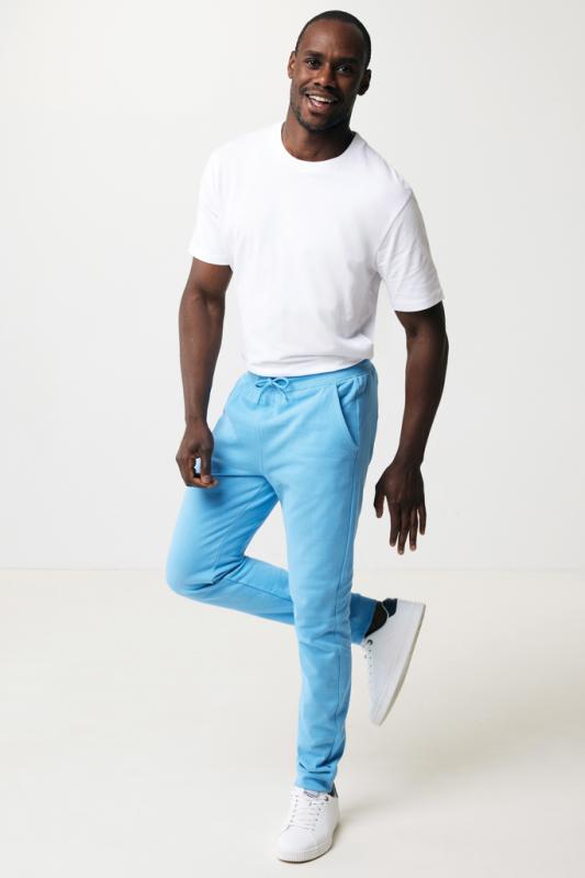 Tepláky IQONIQ Cooper z recykl. bavlny tranquil blue L 10