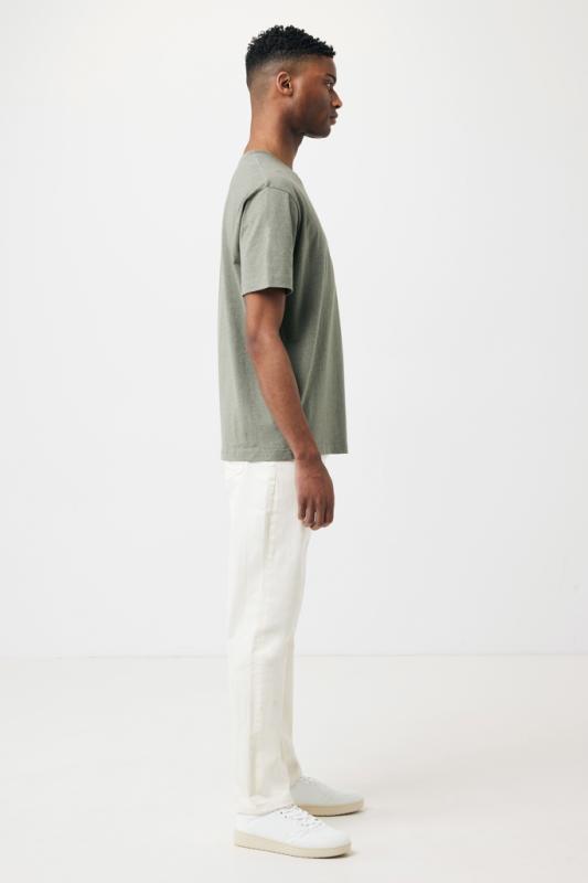 Tričko IQONIQ Teide z recykl. bavlny heather green 4XL 13
