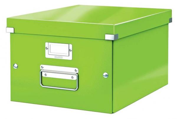 Odkladací box, A4, LEITZ "Click&Store", zelená